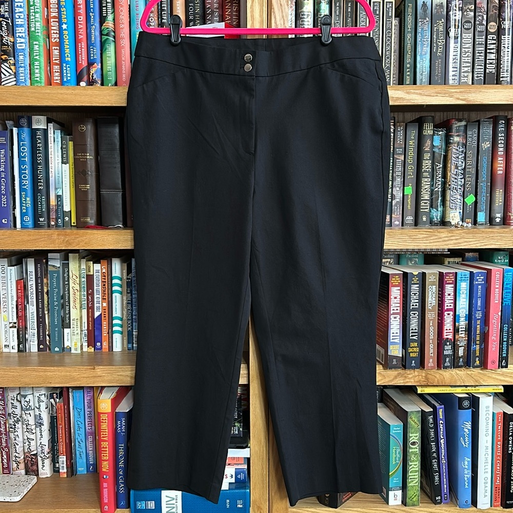 CHINO’S black ankle/low calf pant size 3 (16 or 18) like new!